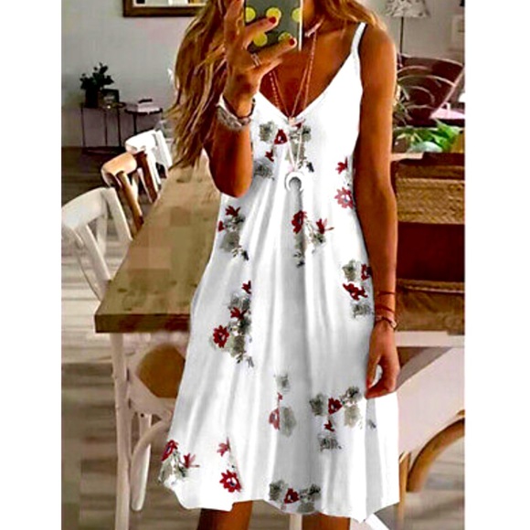 Various Dresses & Skirts - New V-Neck Ditsy Floral Printed Dress Sz XS